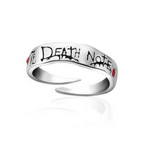 Anime Death Note Ring Yagami Light Adjustable Ring Women's Men's Role Play Street Party Personalized Trend Zircon ChristmasGift