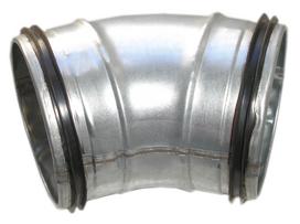 Ventiliacijos alkūnė su tarpine ATP-45-125