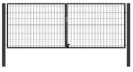 Vartai su dviem stulpais 1730x3000 mm (Ral7016)