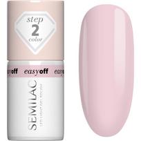 Semilac Easy Off Step 2 gelinis nagų lakas, stingstantis UV / LED lempos šviesoje atspalvis Pink Marshmallow 7 ml