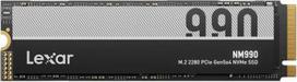 SSD LEXAR NM990 4TB M.2 NVMe Write speed 11000MBytes/sec Read speed 14000MBytes/sec 2.45mm TBW 750 TB MTBF 1500000 hours LNM990X004T-RNNNG LNM990X004T-RNNNG | 10843367136862