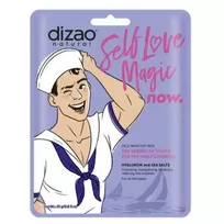 Dizao Veido kaukė vyrams su hialuronu ir jūros druska Face Mask For Men Hyaluronic Acid and Sea Salt 25g