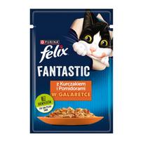 Felix Fantastic vištiena su pomidorais - drėgnas kačių maistas - 85 g