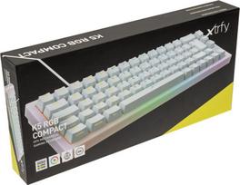 Klawiatura Xtrfy Cherry K5 Klawiatura gamingowa TKL RGB - przezroczysty/biały | K5-RGB-CPT-TPWHITE-R-GER | 7340086910149