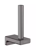 Hansgrohe AddStoris - Tualetinio popieriaus ritinėlio laikiklis, chromuotas, juodas šlifuotas, 41756340