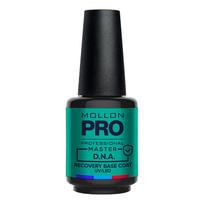 MOLLON PRO MASTER D.N.A. atkuriamoji nagų bazė UV/LED lempose, 12 ml