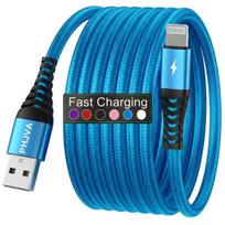 Telefono įkrovimo USB Lightning nailoninis laidas iphone telefonui iki 20W, 1m