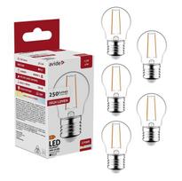 LED lemputė Avide, 2.5W G45 E27 5vnt