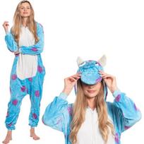 Moteriška Vientisa Pižama Kigurumi Onesie Kostiumas Sulivan Mėlynas 175-185 Cm Xl, XL