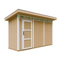 Premium kokybės sodo namelis Timbela M902, 239 x 161 x 412 cm, su dažų rinkiniu Harvest Honey