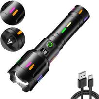 Įkraunamas LED žibintuvėlis - 5200 mAh baterija - 9000 liumenų