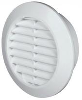Baltos ventiliacijos grotelės 60 mm angai