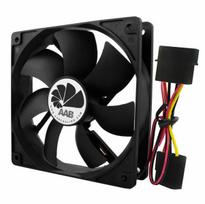 AABCOOLING Fan 12 - Ekonomiškas 120mm Kompiuterio Ventiliatorius, 68 CFM Oro Srautas, 25dB Triukšmas Su Šliaužiančiais Guoliais, Tinka PC Korpusams, 2000 RPM, 4Pin Molex Jungtis, universal
