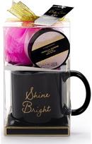 Dovanų rinkinys SHINE BRIGHT (puodelis+kūno sviestas 100 ml+kempinė)