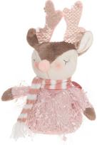 Kalėdinė dekoracija DEER WITH SEQUIN, 20 cm