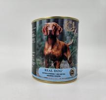 Konservuotas pašaras šunims REAL DOG SP Wet Beef and veal 800g