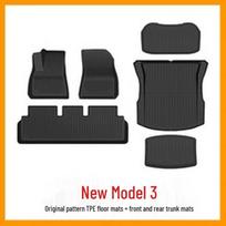 Aige Double-Layer TPE Floor Mats for Tesla Model 3 Highland