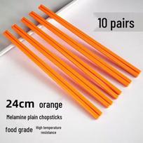 Komercinės melamino restorano valgymo lazdelės orange
