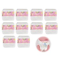 10pcs Baby Dolls Diaper Pants Wear for 43cm New for Baby Dolls 17 Inch Bebe Doll Accessories for Dollhouse Toys