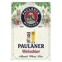 Metaliniai skardiniai ženklai Ciurichas Paulaner Sienos dekoravimo plokštelė Vintažinis meno plakatas Geležies tapyba vyrams skirtai patalpai, namų kavinei, sodų klubui, barui 20x30cm