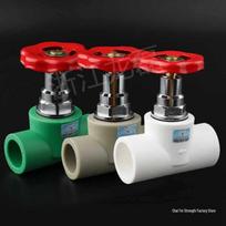 PPR kylantis kotas uždaromasis vožtuvas su variniu šerdimi vandens vamzdžių jungiamosioms detalėms Valve Shell 20 (White)