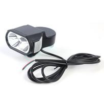 36/48/60V Elektrinio dviračio žibintas su signalu E-dviračio LED priekinis žibintas Elektrinio paspirtuko priekinis žibintas Vandeniui atsparus Didelės galios priekinis žibintas juoda