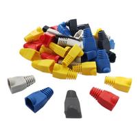 RJ45 kištukų spalvotų dangtelių rinkinys - 50 vnt.