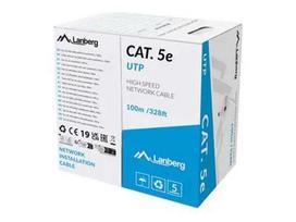 Lanberg | LAN Cable CAT.5E UTP 100M Solid, POWLBELCU5_12CU_0100_S