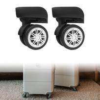 Replacement Luggage Wheels for Suitcase Repair, Smooth Swivel Casters Style E