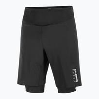 Vyriški bėgimo šortai Salomon S/Lab Ultra 2IN1 deep black