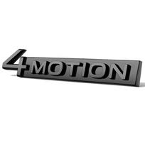 1 vnt. Metalo 4MOTION bagažinės emblema VW lipdukui Blizgi juoda 4MOTION Tiguan Rline Touareg Golf Passat Bora