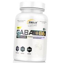 Gamma-aminobutyric acid with Vitamin B6, GABA + B6, Genius Nutrition 90caps (72562001) 90caps