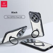 Oppo Find X8 Ultra dėklas Xundd Dėklas Prabangus telefono dangtelis su pasukamu magnetiniu laikikliu For Oppo Find X8 Ultra juoda
