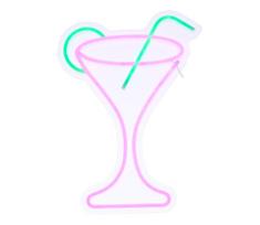 Atmosphera - LED neono sieninė dekoracija COCTAIL LED/5V