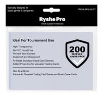 200pcs 64x89mm Trading Card Sleeves MTG Clear Card Protectors for Double-sleeving Fits for PKM Sports Game Inner Card Sleeves