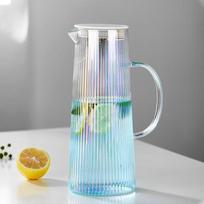 Shangqi Japanese Style 1.3L Vertical Striped Glass Pitcher