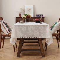 Japanese Retro Pastoral Rectangular Tablecloth: Dustproof, Heat-Resistant Dining or Coffee Table Cover 60x60 cm
