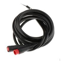 / 3 kontaktų 5 kontaktų 6 kontaktų elektrinio dviračio prailginimo laido jungtis stebulės varikliui 3 Pin black