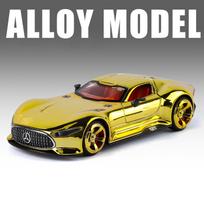 1:32 Benz VISION GT Super Koncepcinis Sportinis Automobilis Lydinio Diecast Modelis Namų Madingas Ornamentas Kompiuterio Darbalaukio Dekoracija Kolekcionuojamas auksas