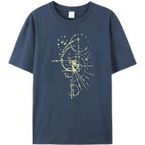 Best Selling Fashion Men's Gold Edition Fibonacci Rectangle Short-Sleeved Printed Casual T-Shirt Graphic Outdoor Nature T Shirts S