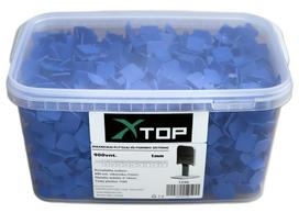 Plytelių išlyginimo sistema XTOP, 1 mm, inkarų 900 vnt., plytelių aukštis 5-14mm