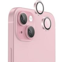 „Evelatus“ „Apple iPhone 15“ kameros objektyvo apsauga, rožinė
