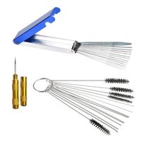 Suvirinimo antgalio valiklis, karbiuratoriaus valiklis ir degiklio antgalio valiklio rinkinys variklio karbiuratoriaus valymui 15 pcs Sets