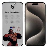 Prijunkite „Apple iPhone 15 Plus“ su „Privacy 3D Corning Gorilla Glass 5X“ stiklu, juodu