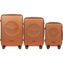 3 lagaminų komplektas WINGS SWL03, RUDAS