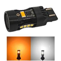 LED lemputė W21/5W 7443 12V be gedimų, dviejų spalvų, Japonijos automobiliai 1 vnt.