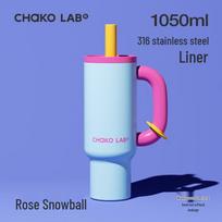 „Chakolab“ didelės talpos šiaudinis termoizoliacinis puodelis