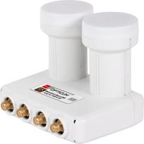 Išmaniojo (Smart TV) ir televizoriaus priedas LNB Monoblokas Quad - MEGASAT - Diavolo - 0,1dB HD - Atsparus vandeniui - 4 išėjimai Astra Hotbird