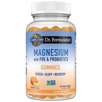 Dr. Formulated Magnesium with Pre & Probiotics Gummies, Peach - 60 gummies - Garden of Life
