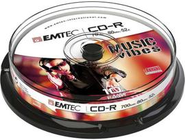 Emtec CD-R 700MB 52x 10 vnt. (ECOC801052CB)